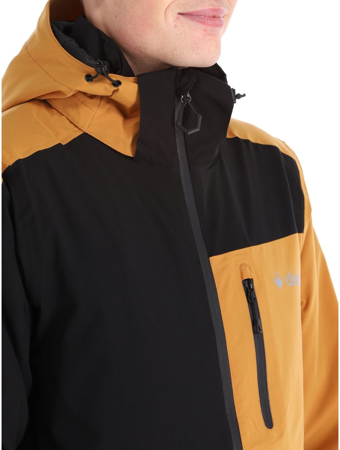 Deluni, Icerocker Plus Skijacke Herren Black / Brown braun, schwarz 