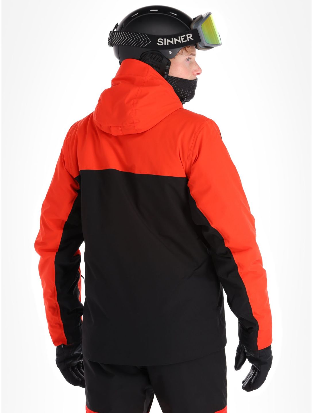 Deluni, Icerocker Plus Skijacke Herren Black / Red rot, schwarz 