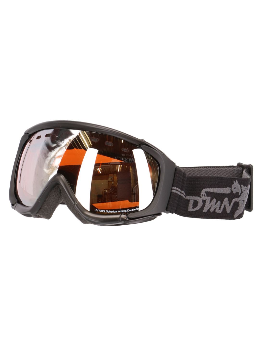 Demon, Matrix - Orange Double Lens Skibrille Unisex schwarz 