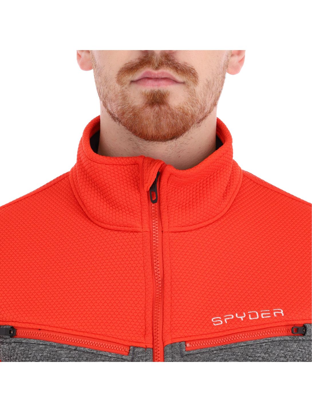 Spyder, Wengen Encore Full Zip Jacke Herren volcano rot