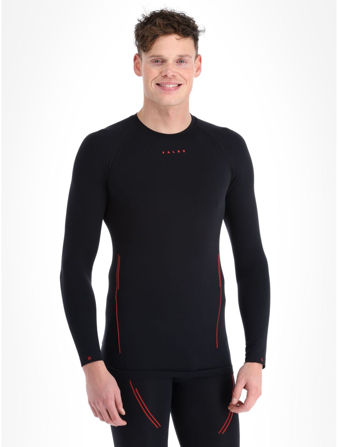 Falke, Longsleeve Trend Thermoshirt Herren Black schwarz 