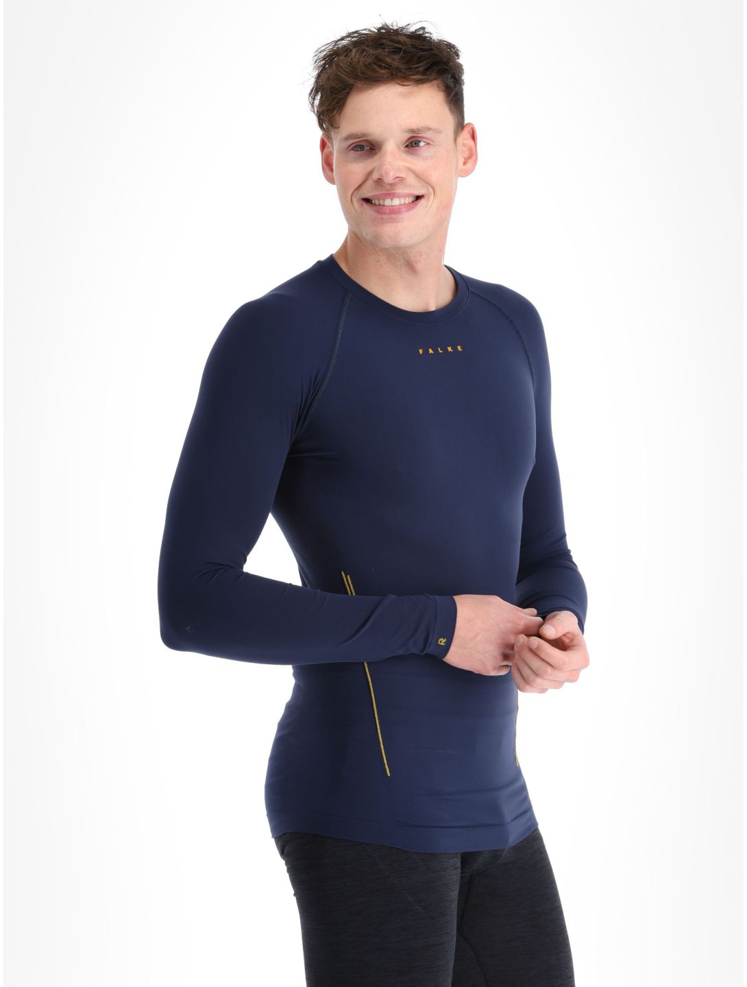 Falke, Longsleeve Trend Thermoshirt Herren Space Blue blau 