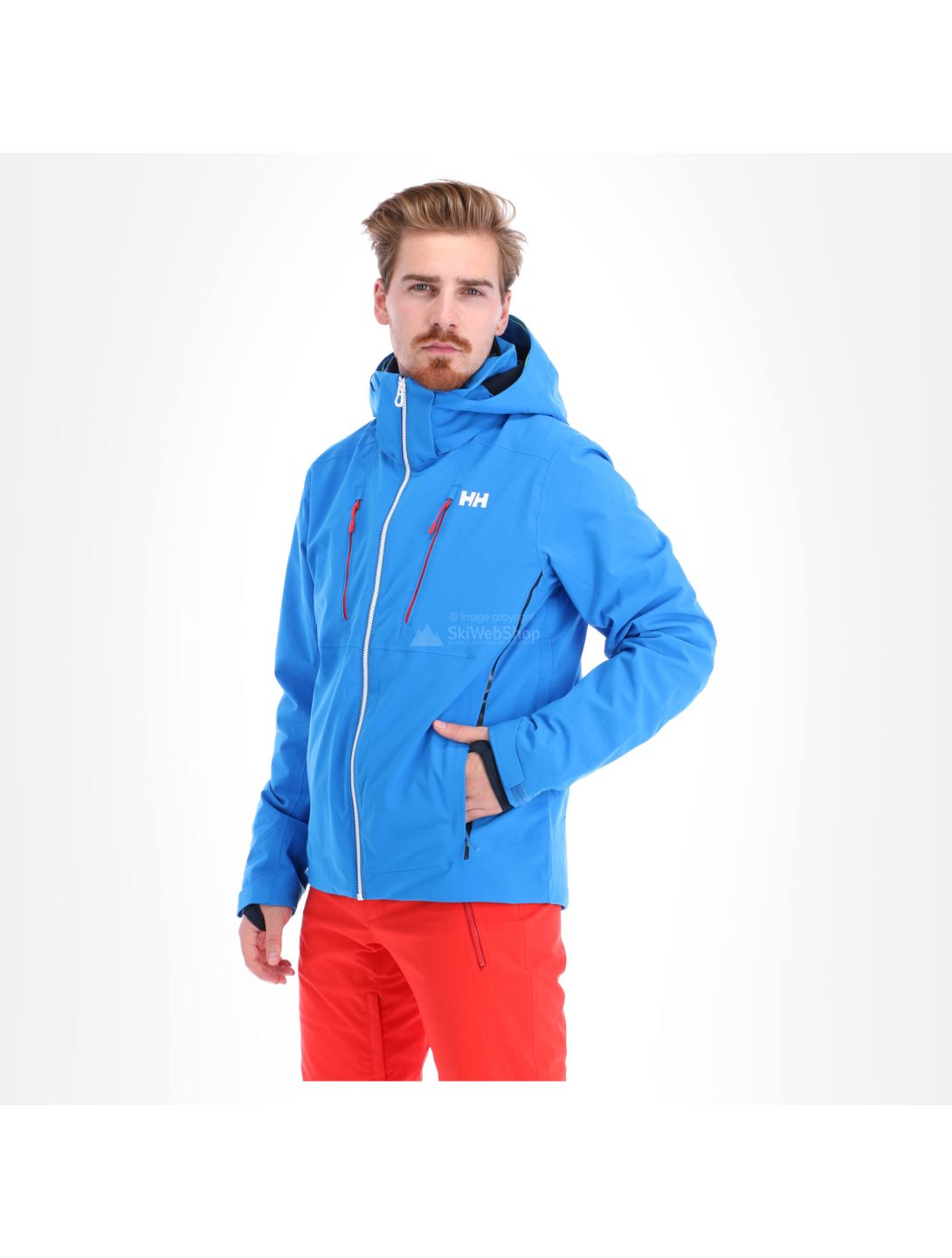 Helly Hansen, Alpha 3.0 Skijacke Herren electric blau