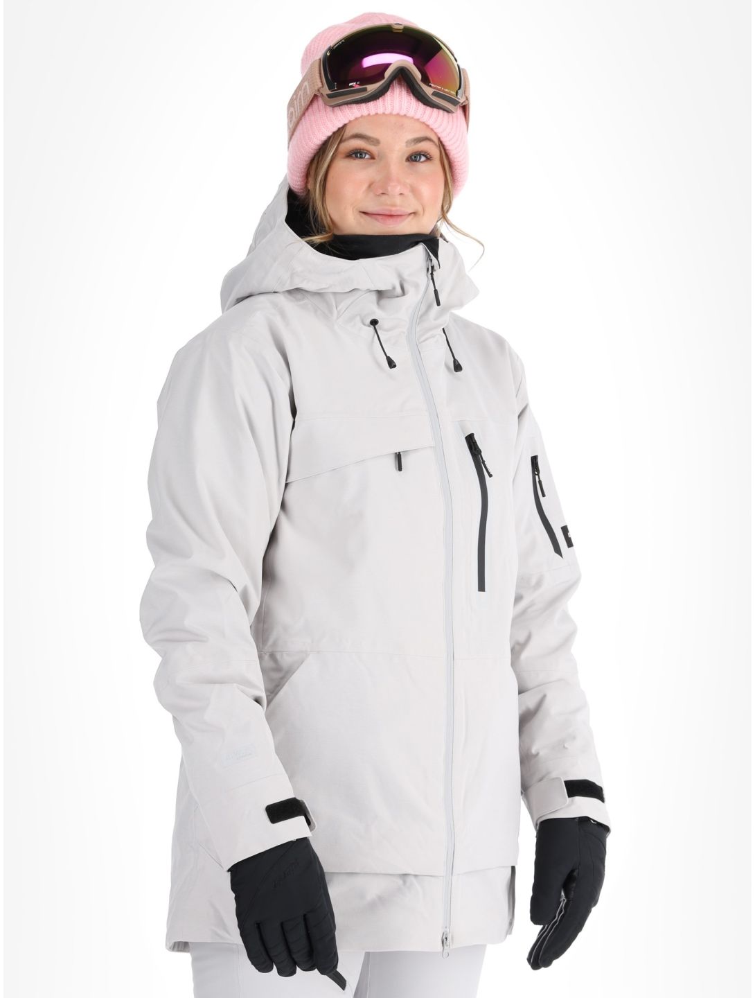 Icepeak, Curran Skijacke Damen Light Grey grau 