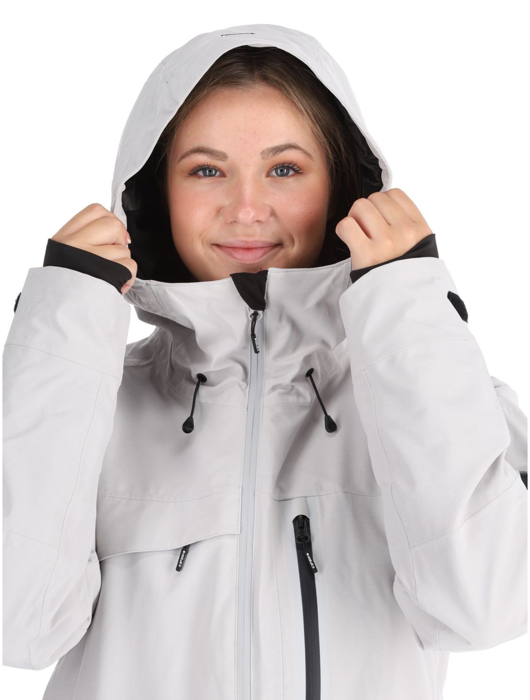 Icepeak, Curran Skijacke Damen Light Grey grau 