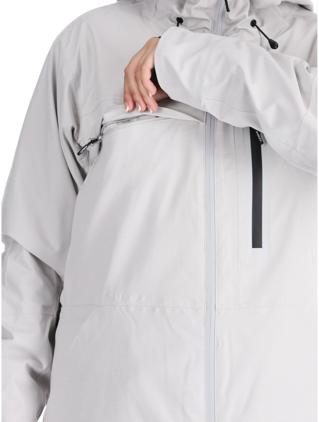 Icepeak, Curran Skijacke Damen Light Grey grau 