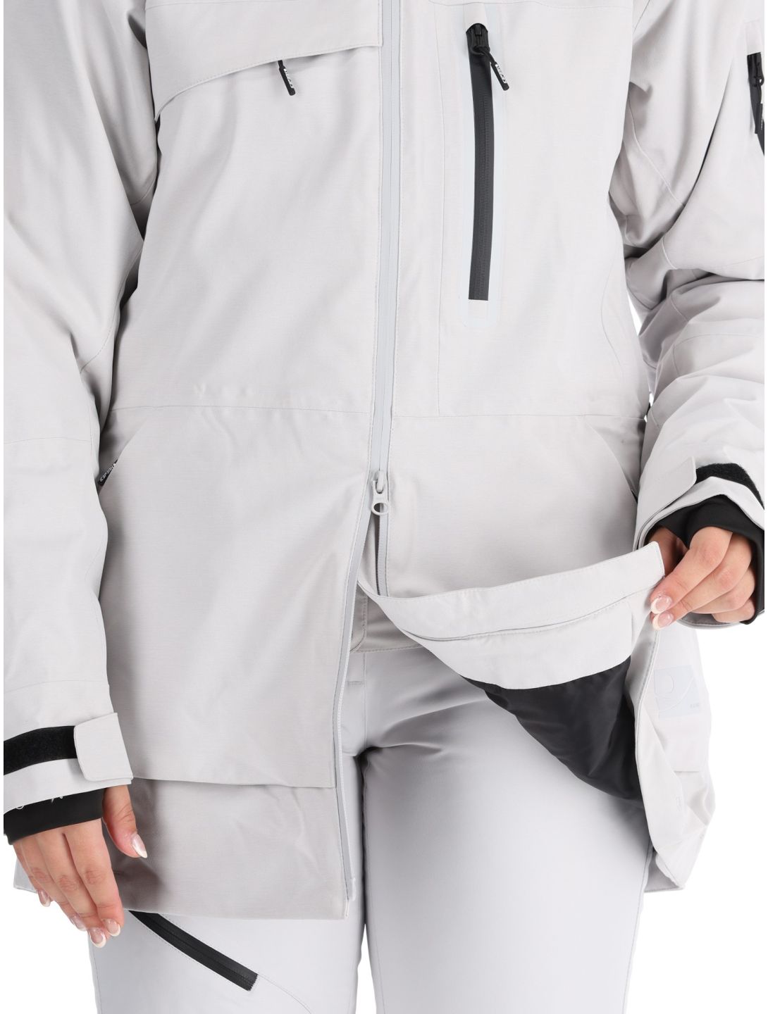 Icepeak, Curran Skijacke Damen Light Grey grau 