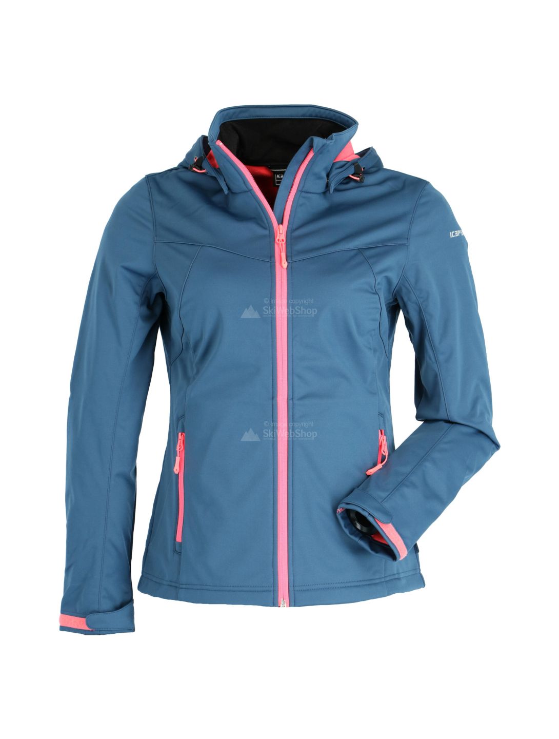 Icepeak, Boise Softshell Skijacke Damen blau