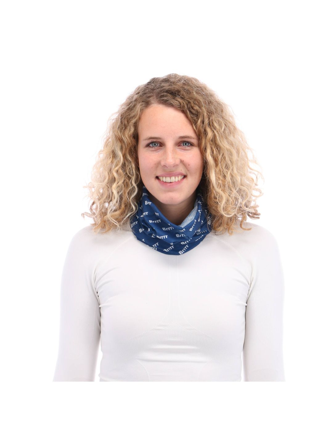 Deluni, Lightweight Neckwarmer Brrr Schal Unisex blau 