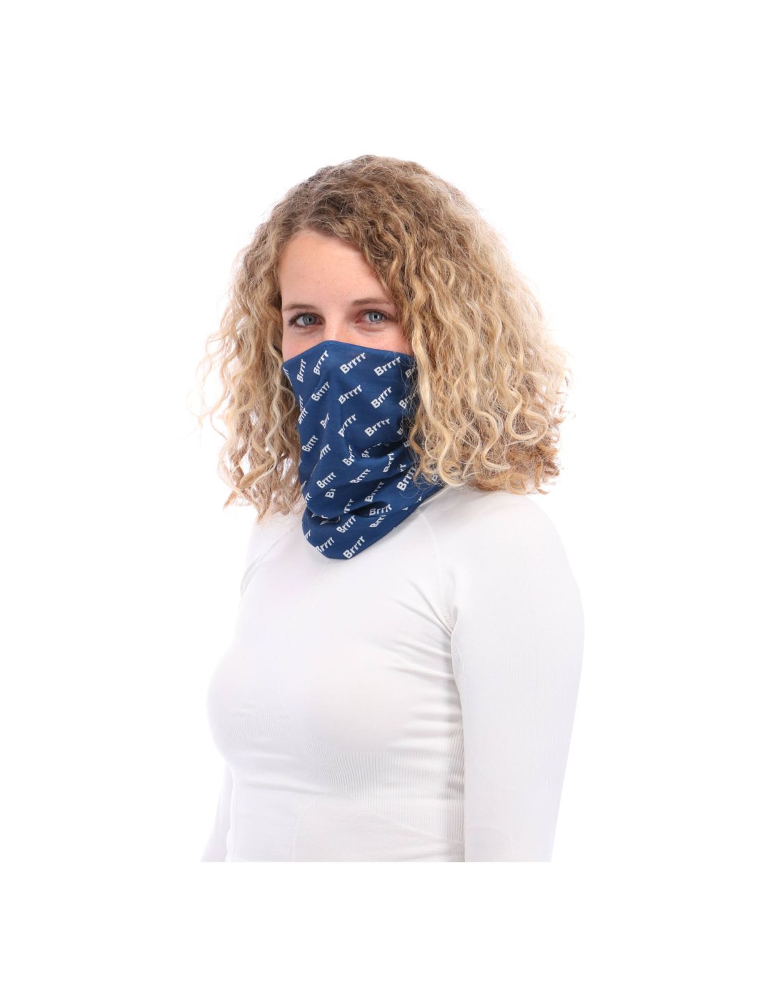 Deluni, Lightweight Neckwarmer Brrr Schal Unisex blau 