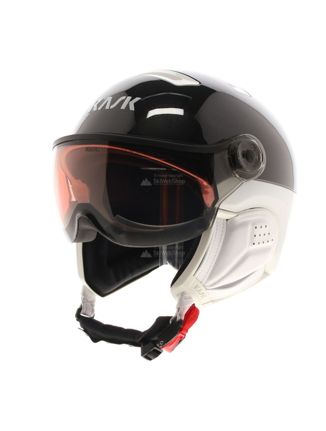 Kask, Piuma R Class Sport Skihelm mit Visier schwarz 