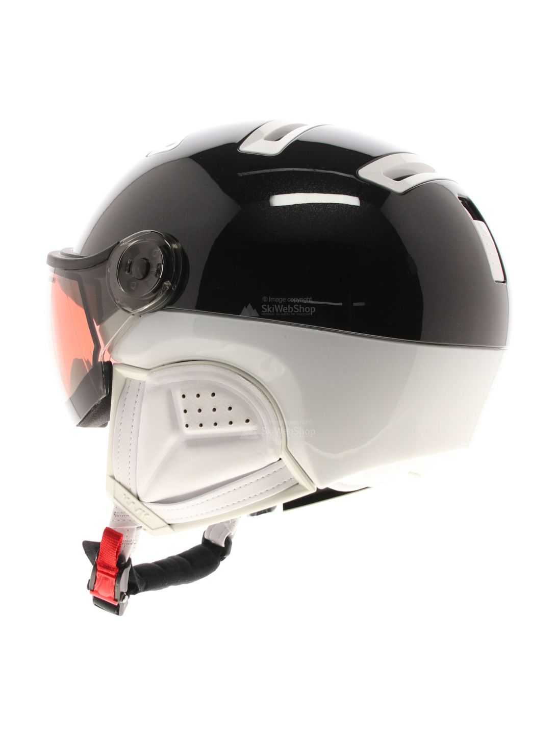 Kask, Piuma R Class Sport Skihelm mit Visier schwarz 