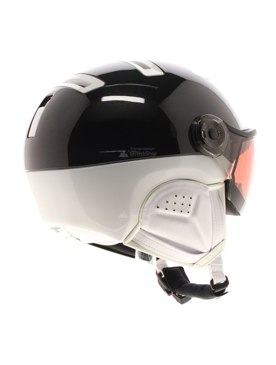 Kask, Piuma R Class Sport Skihelm mit Visier schwarz 