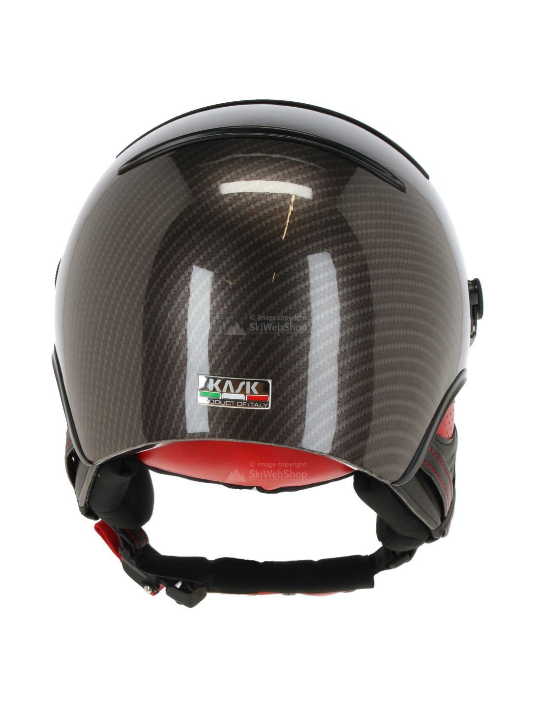 Kask, Elite pro, Skihelm mit Visier, carbon schwarz