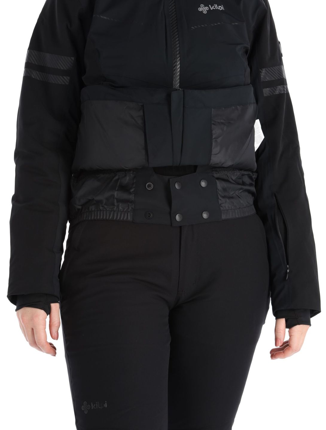 Kilpi, Lorien-W Skijacke Damen Black schwarz, weiß 