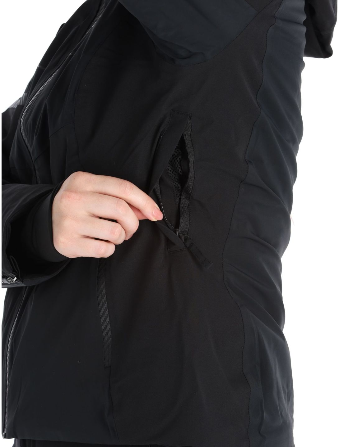 Kilpi, Lorien-W Skijacke Damen Black schwarz, weiß 