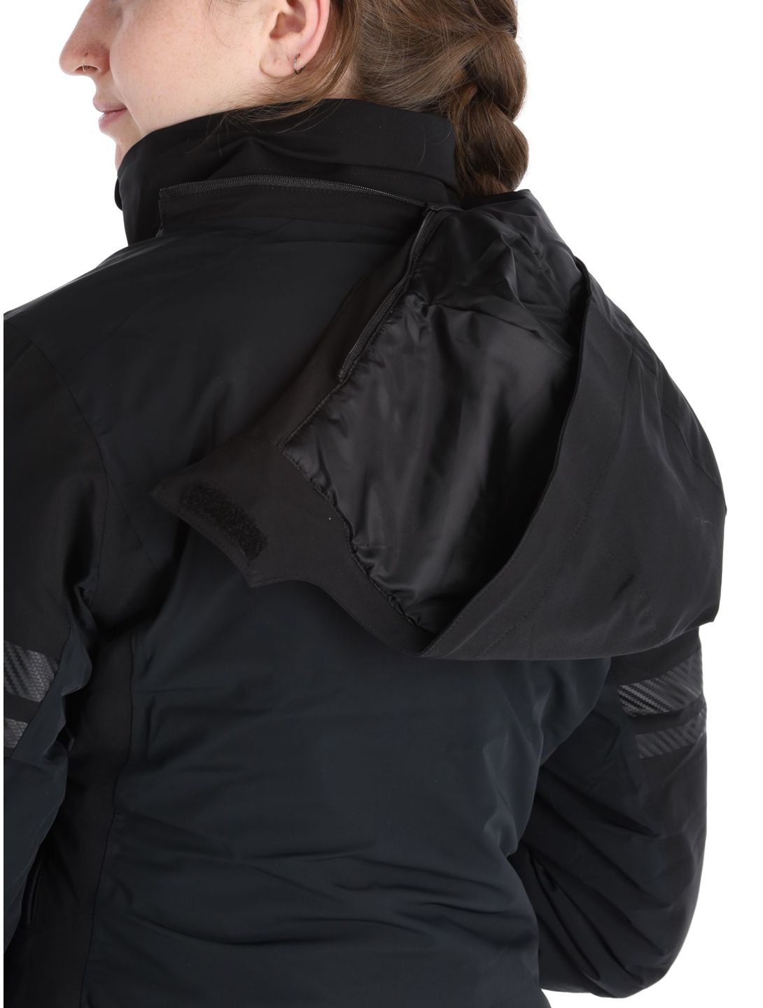 Kilpi, Lorien-W Skijacke Damen Black schwarz, weiß 