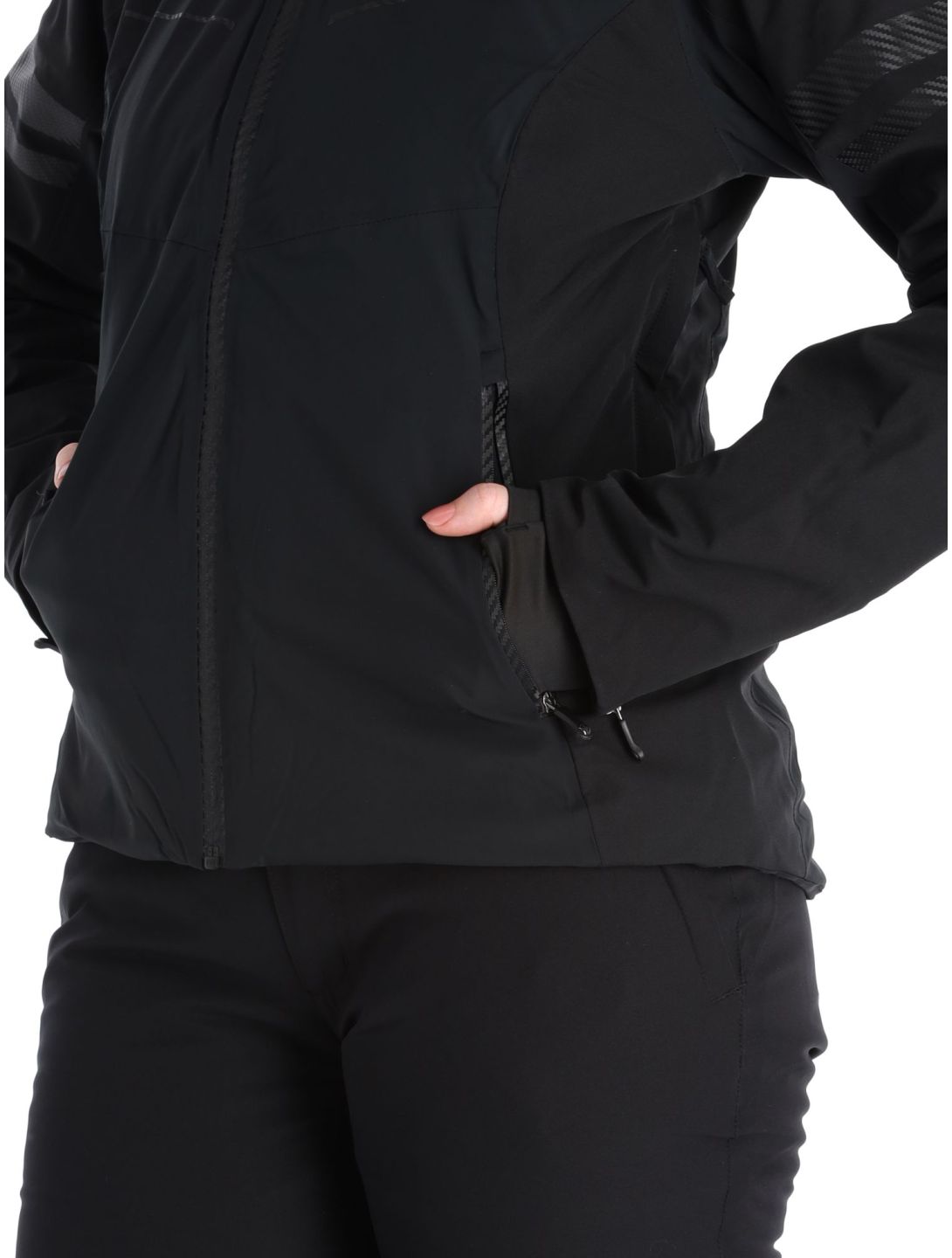 Kilpi, Lorien-W Skijacke Damen Black schwarz, weiß 