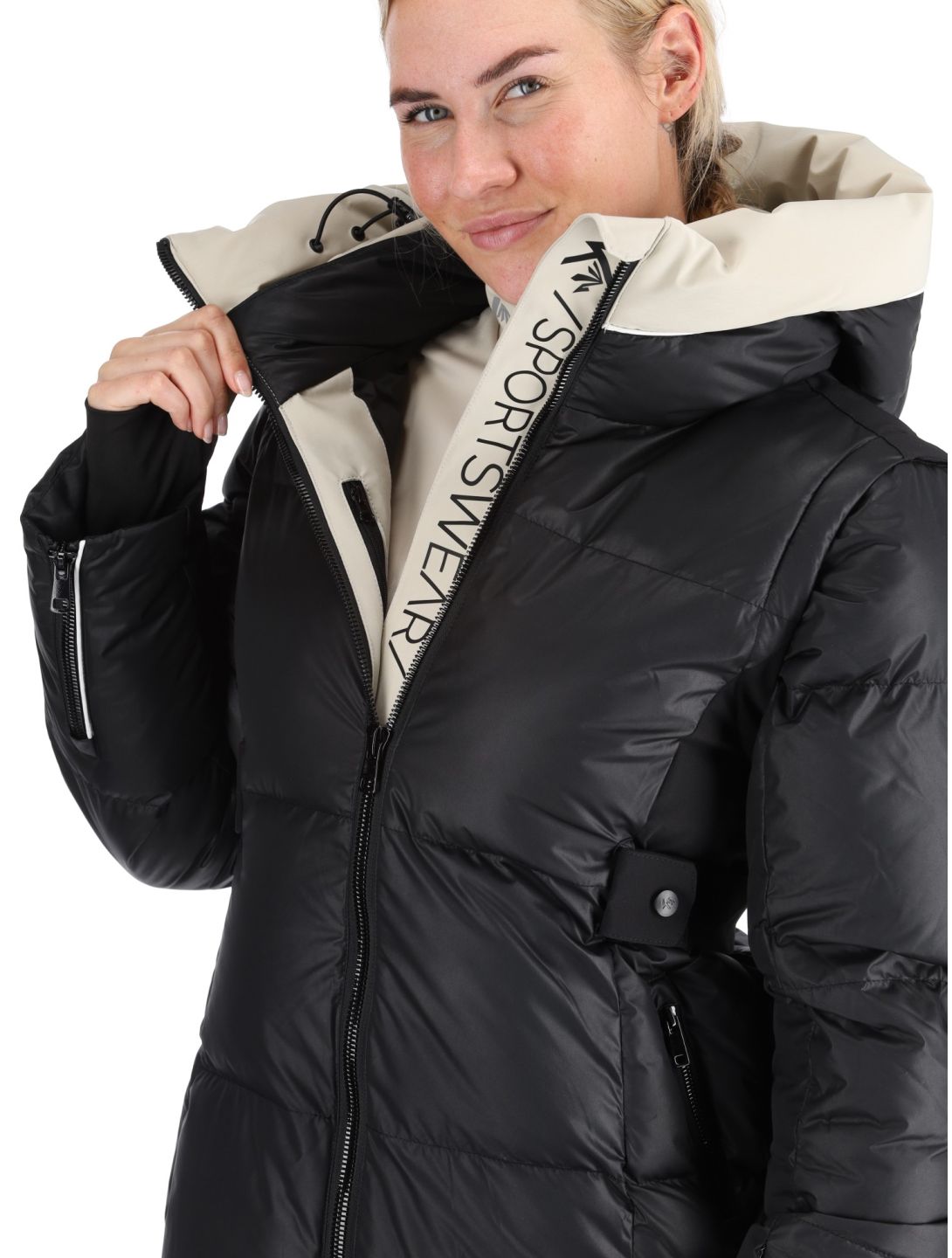 Kou Sportswear, Alpine elegance Skijacke Damen Black schwarz 