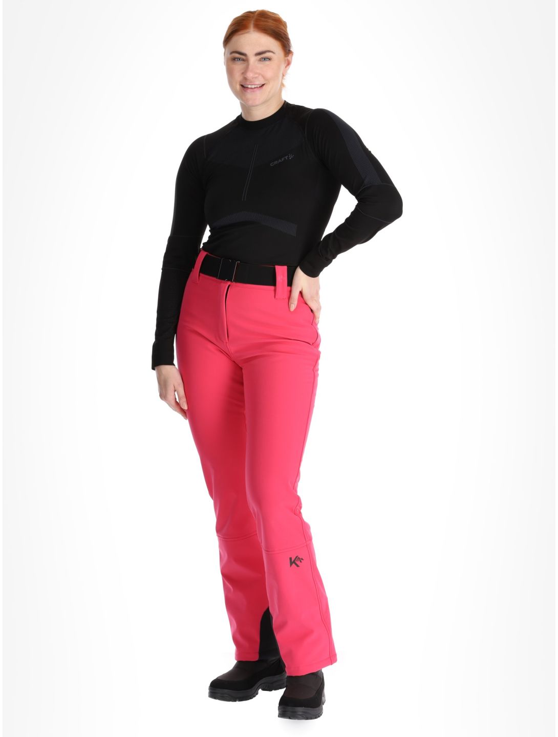 Kou Sportswear, Frost Flare Pants Skihose Damen Pink rosa 