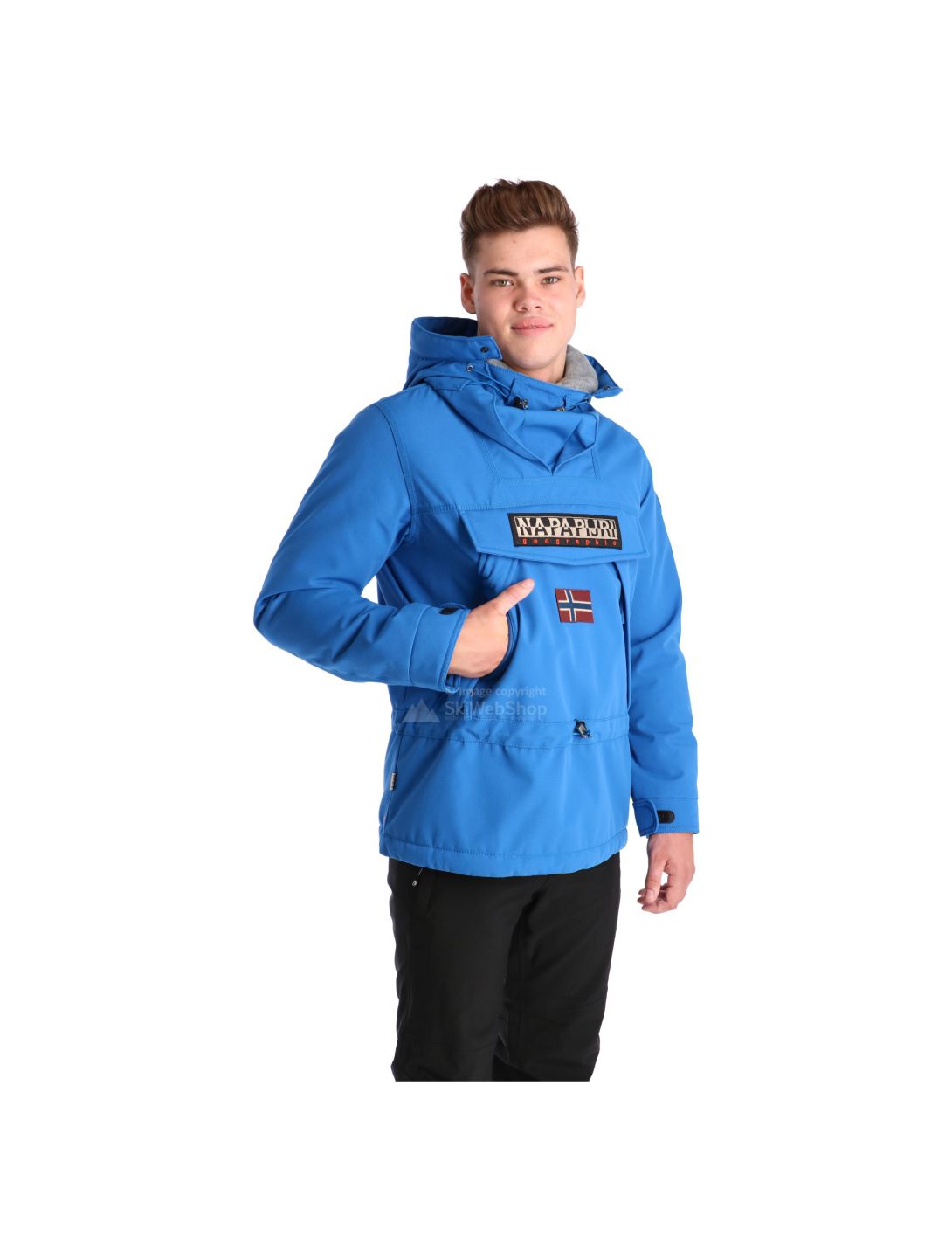 Napapijri, Skidoo anorak, Skijacke, Herren, plastic blau