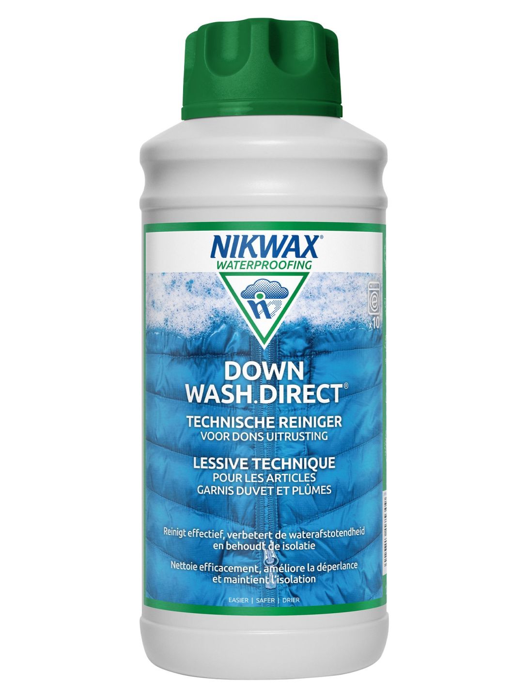 Nikwax, Down Wash Direct Waschmittel für Daunengefüllte Kleidung, 1L, Wartungsprodukt