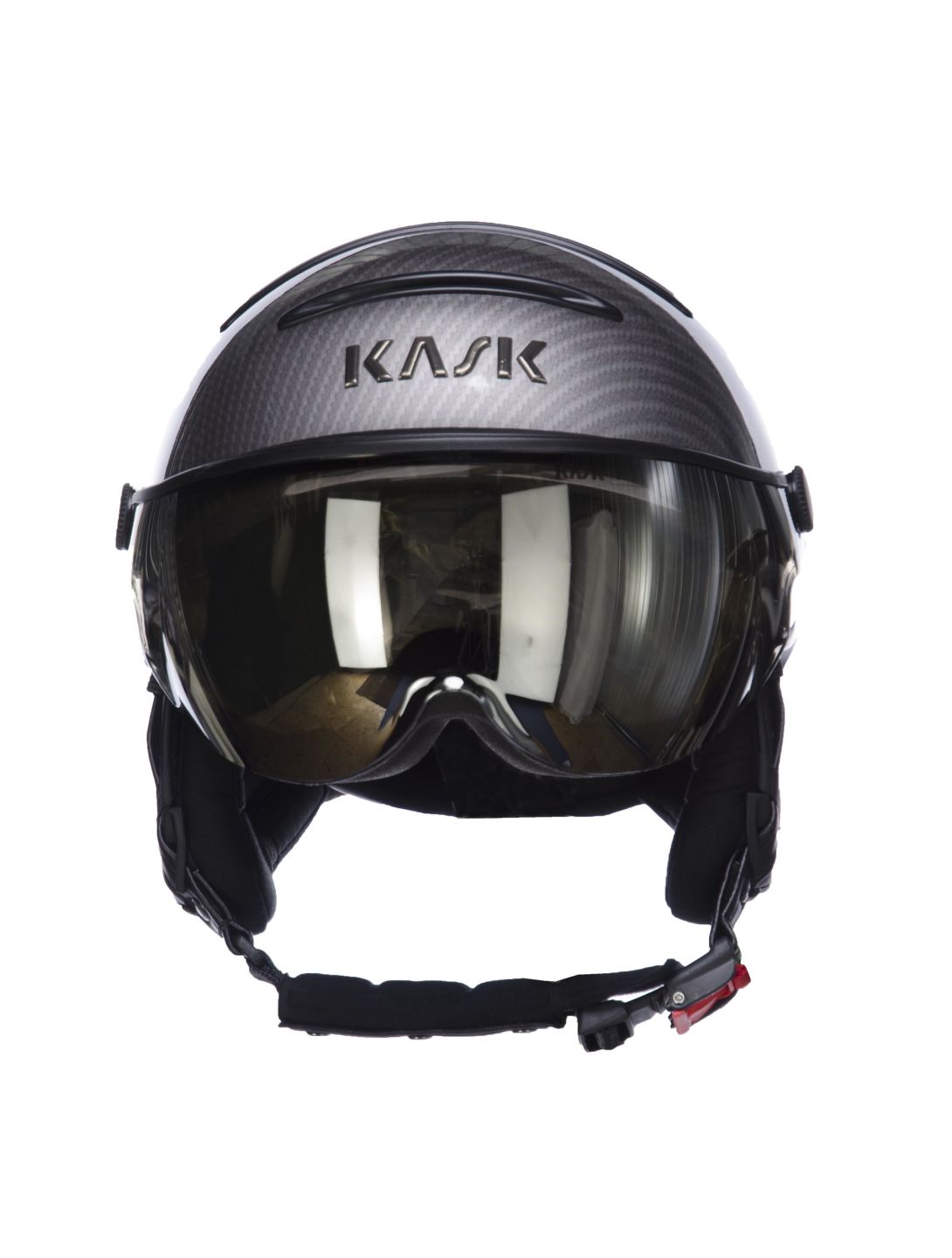 Kask Elite Pro, Skihelm, Hell Carbon-Schwarz