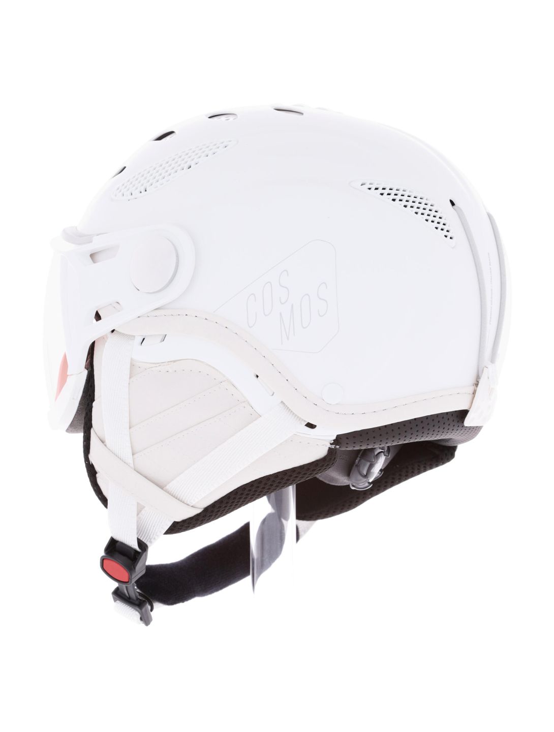 Cairn, Cosmos Evo NXT Skihelm mit Visier Unisex leather weiß 