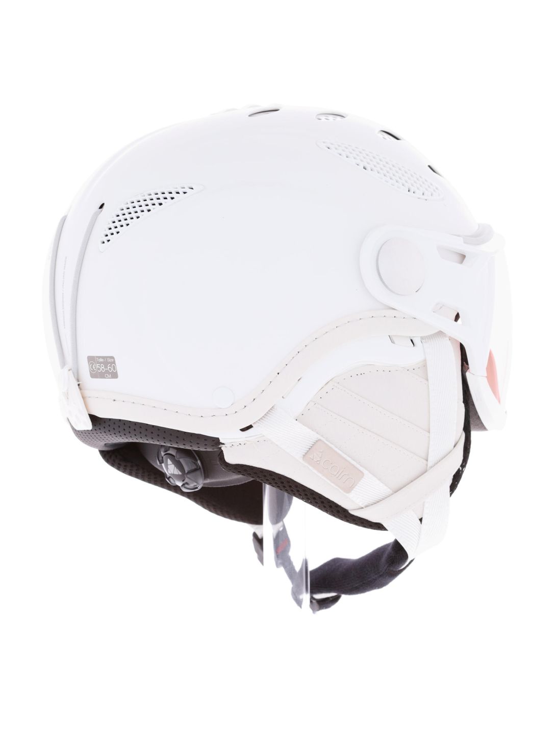 Cairn, Cosmos Evo NXT Skihelm mit Visier Unisex leather weiß 