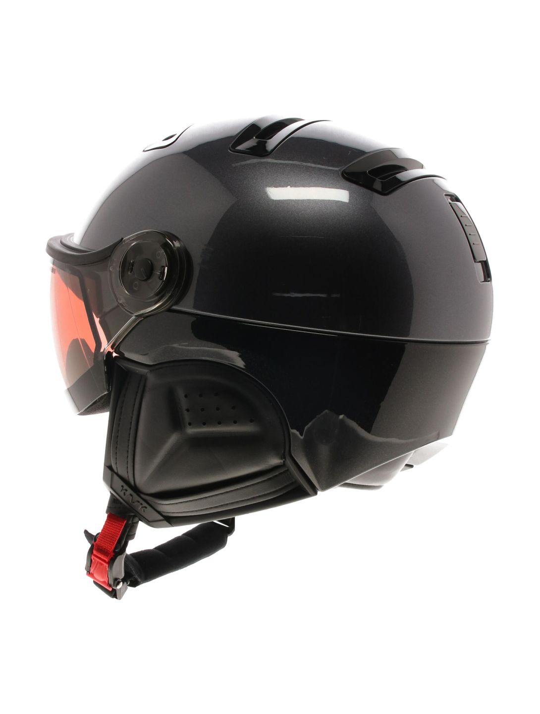 Kask, Piuma-R Class Sport Skihelm mit Visier Unisex Anthracite grau 