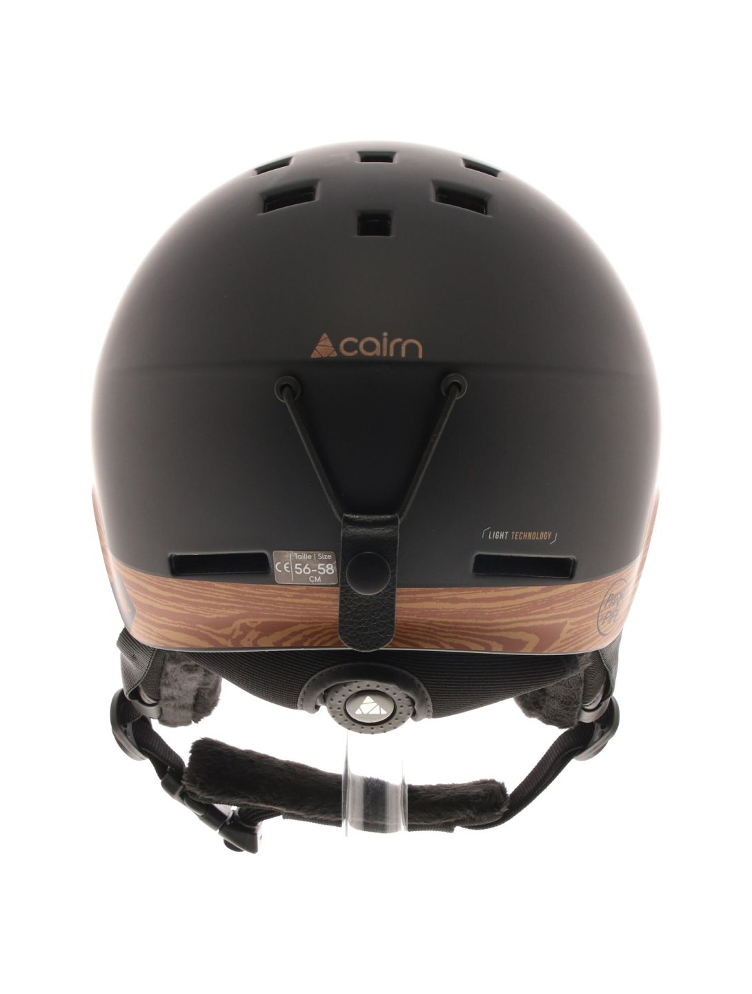 Cairn, Centaure Rescue Skihelm Unisex Mat Black Wood braun, schwarz 