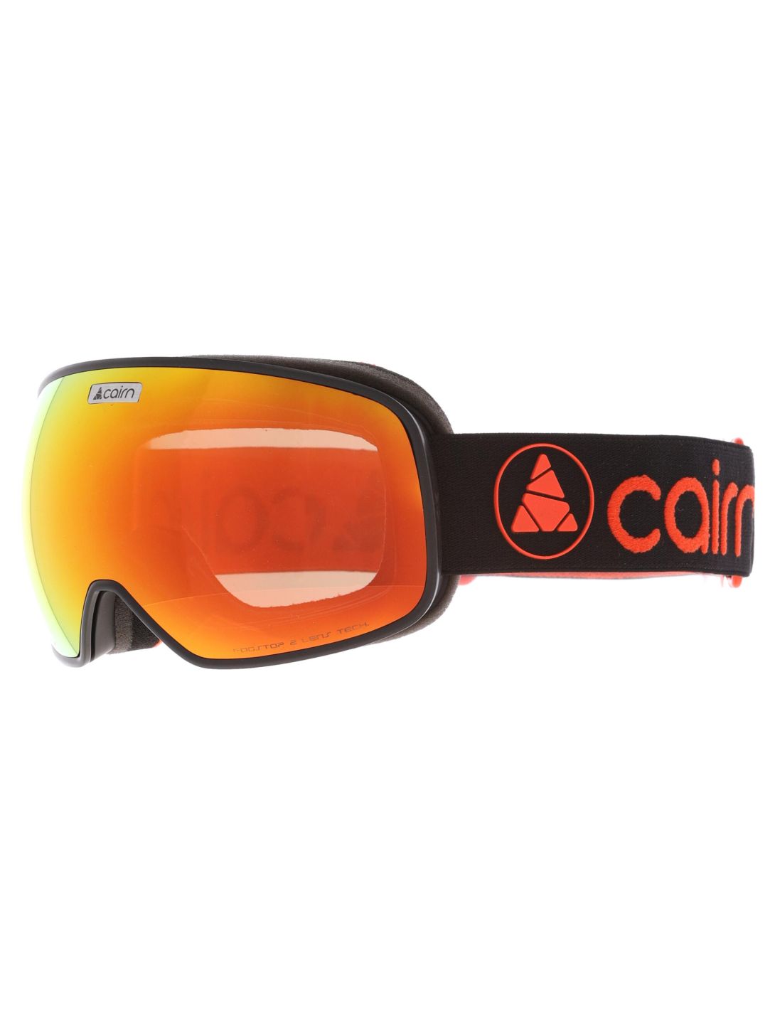 Cairn, Magnetik Skibrille extra Linse Unisex Mat Black Orange orange, schwarz 