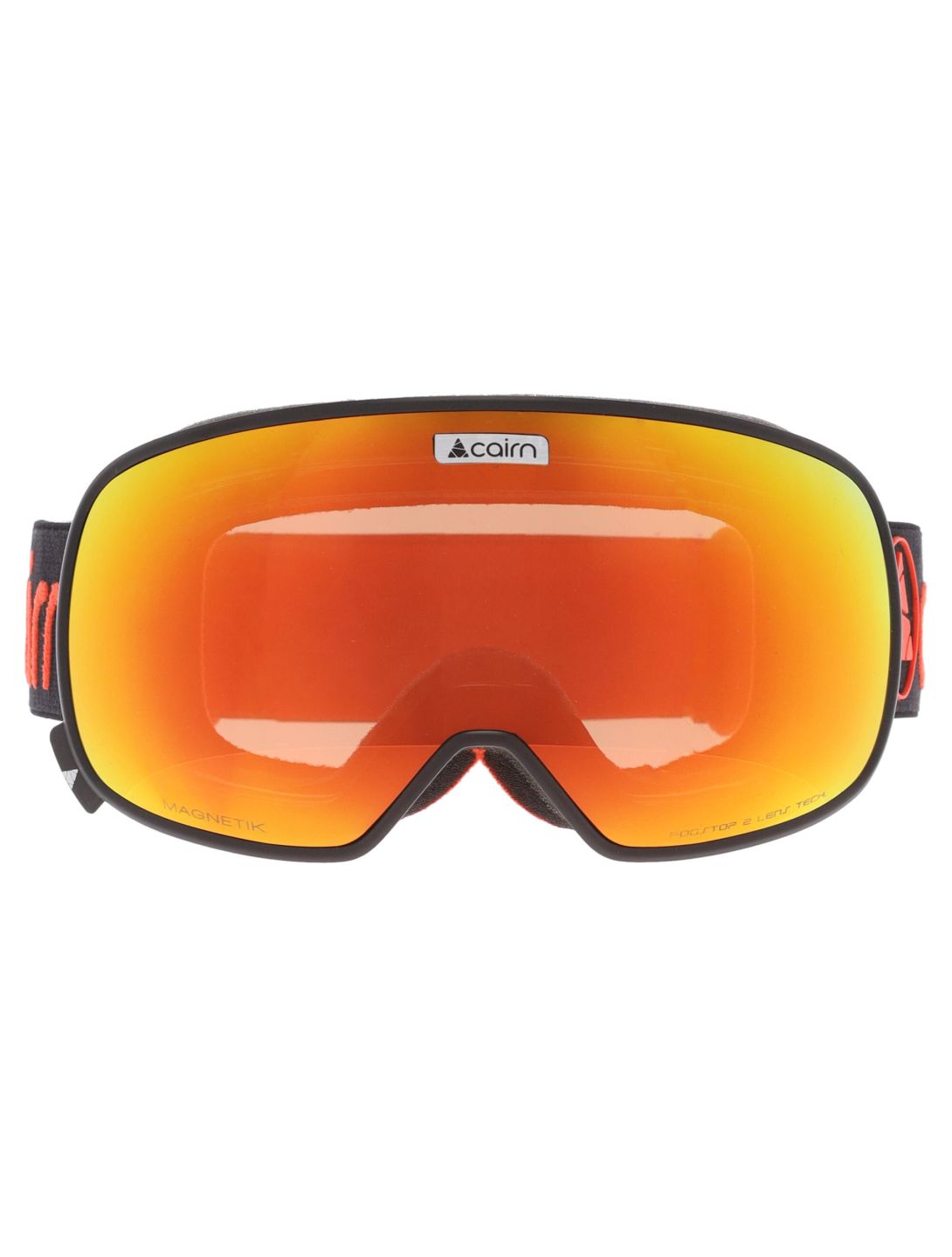 Cairn, Magnetik Skibrille extra Linse Unisex Mat Black Orange orange, schwarz 