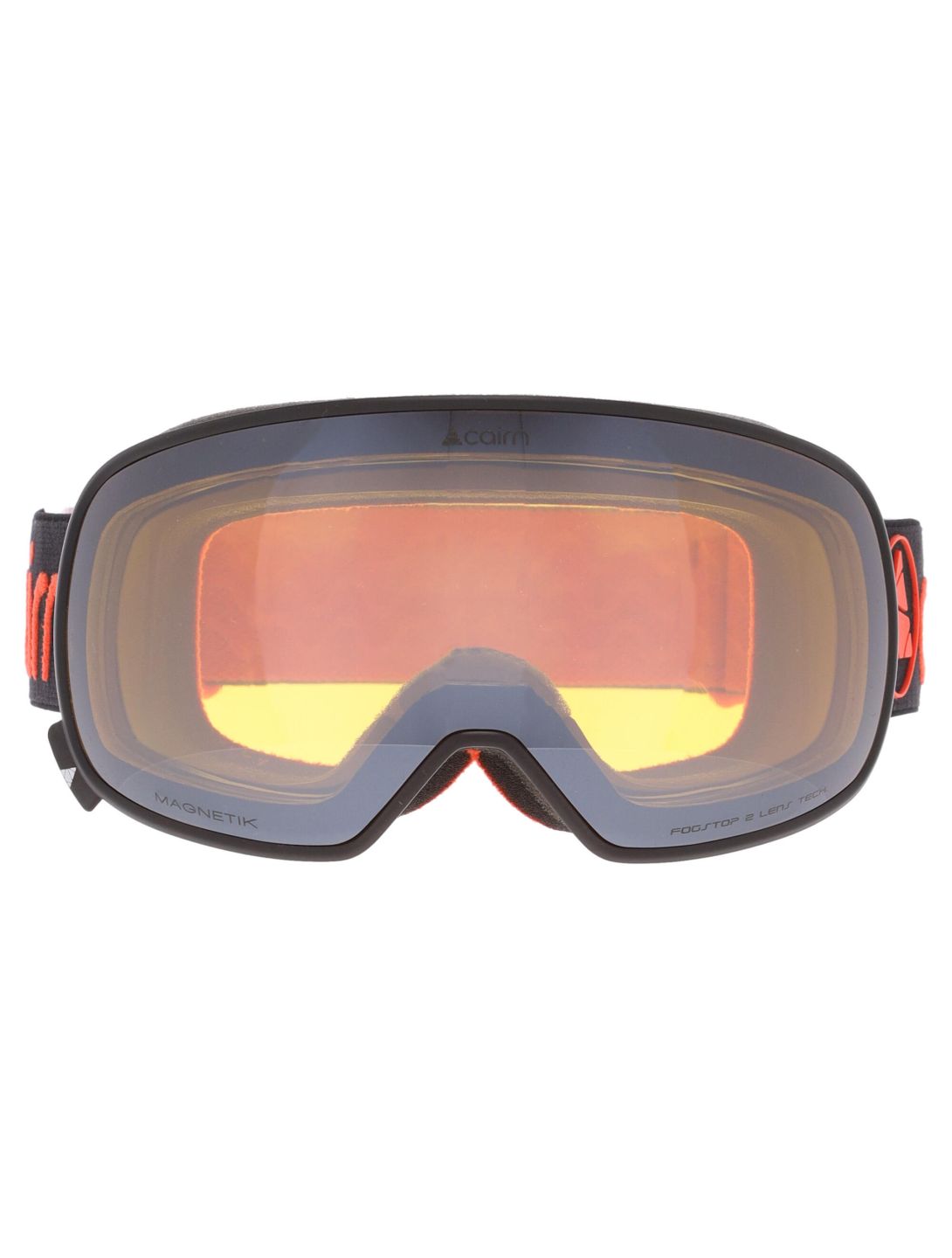 Cairn, Magnetik Skibrille extra Linse Unisex Mat Black Orange orange, schwarz 