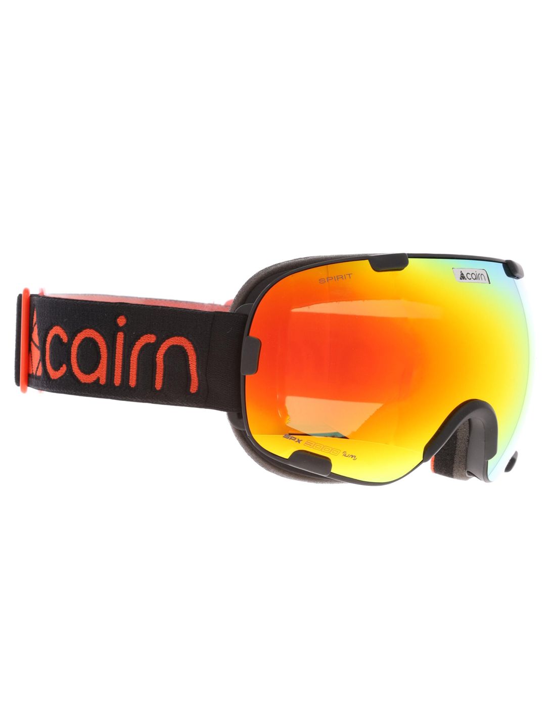 Cairn, Spirit Skibrille Unisex Mat Black Orange orange, schwarz 