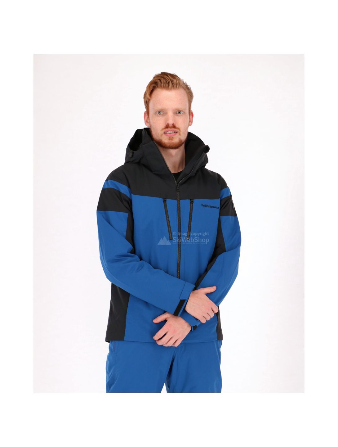 Peak Performance Lanzo Skijacke, Herren, true blau