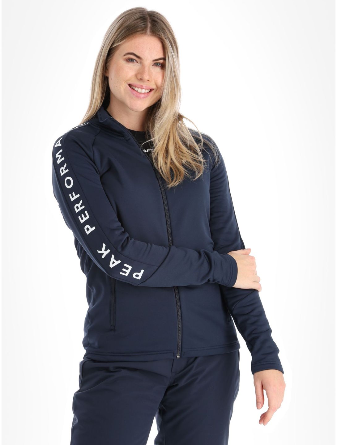 Peak Performance, W Rider Mid Zip Jacke Damen Blue Shadow-Blue Shadow blau 