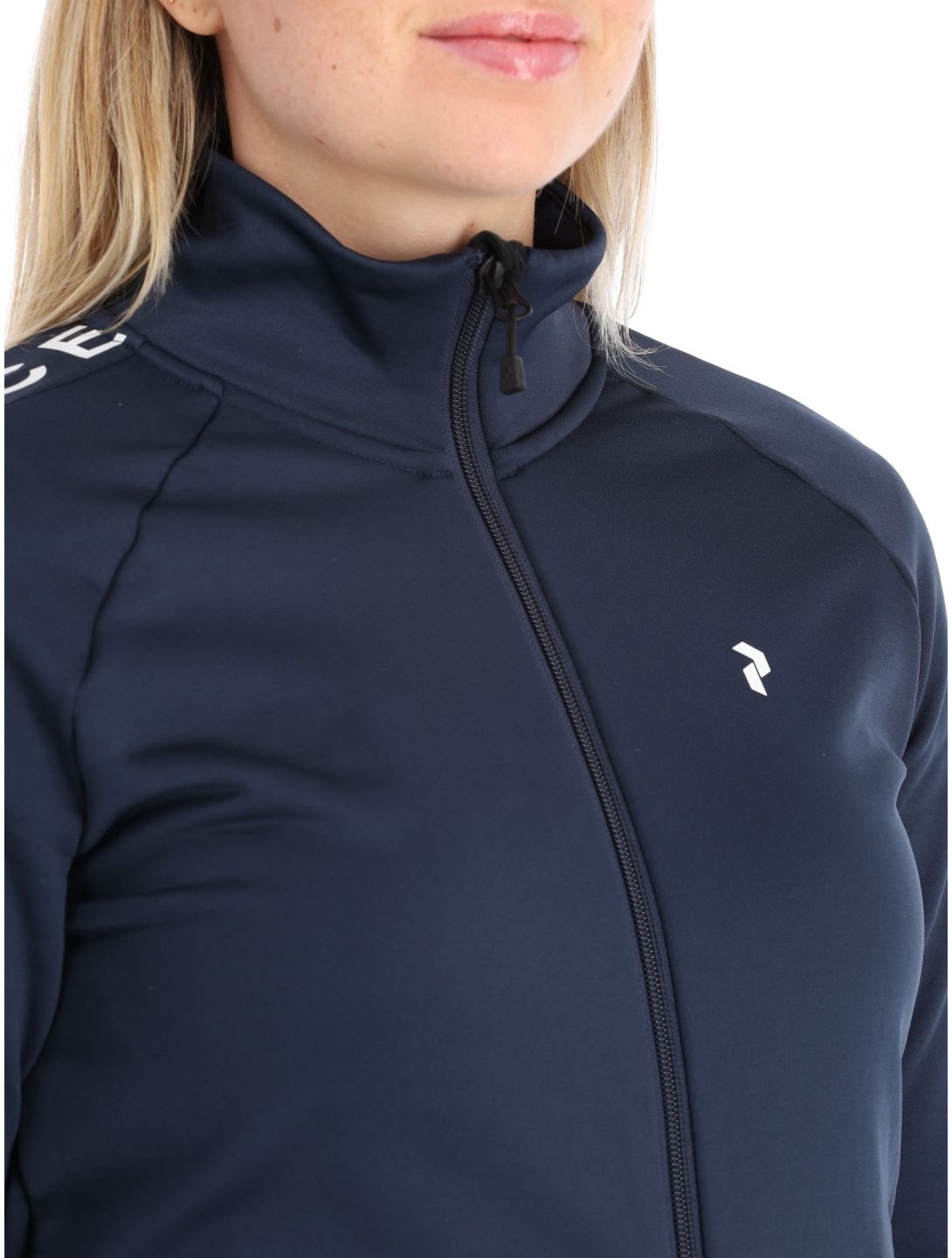 Peak Performance, W Rider Mid Zip Jacke Damen Blue Shadow-Blue Shadow blau 