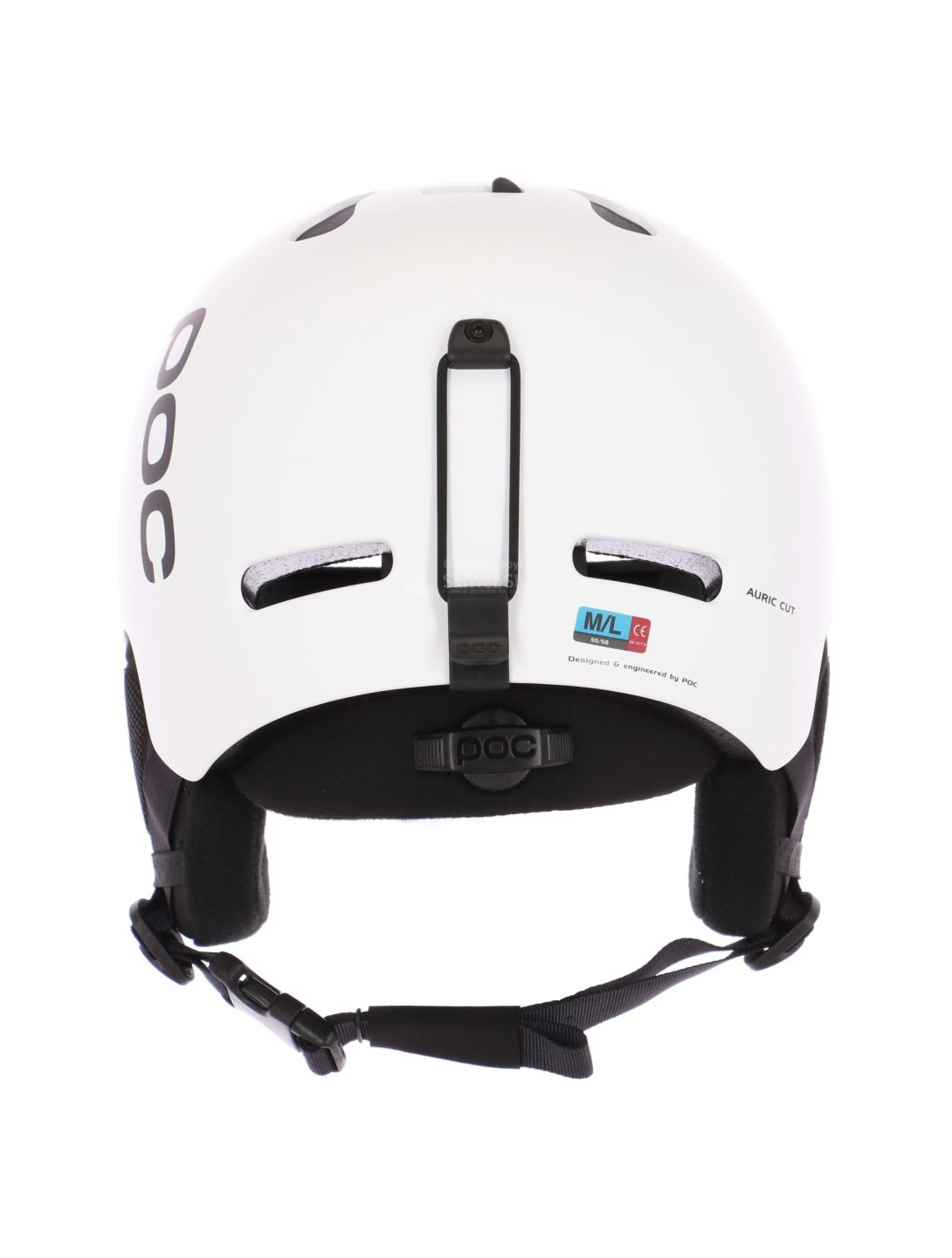 POC, Auric Cut Skihelm Unisex Matt White weiß 