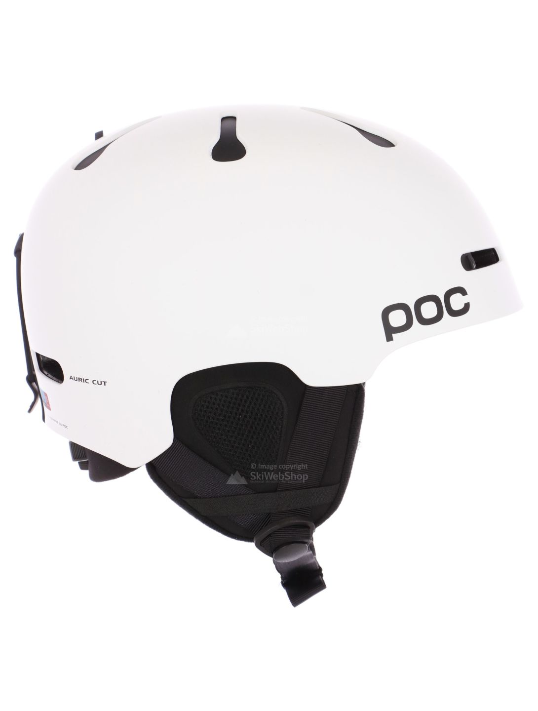 POC, Auric Cut Skihelm Unisex Matt White weiß 