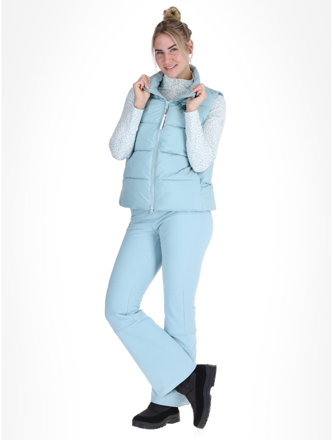 Poivre Blanc, Traditional 24PBH1205/WO/B Körperwärmer Damen Aloe Blue blau 