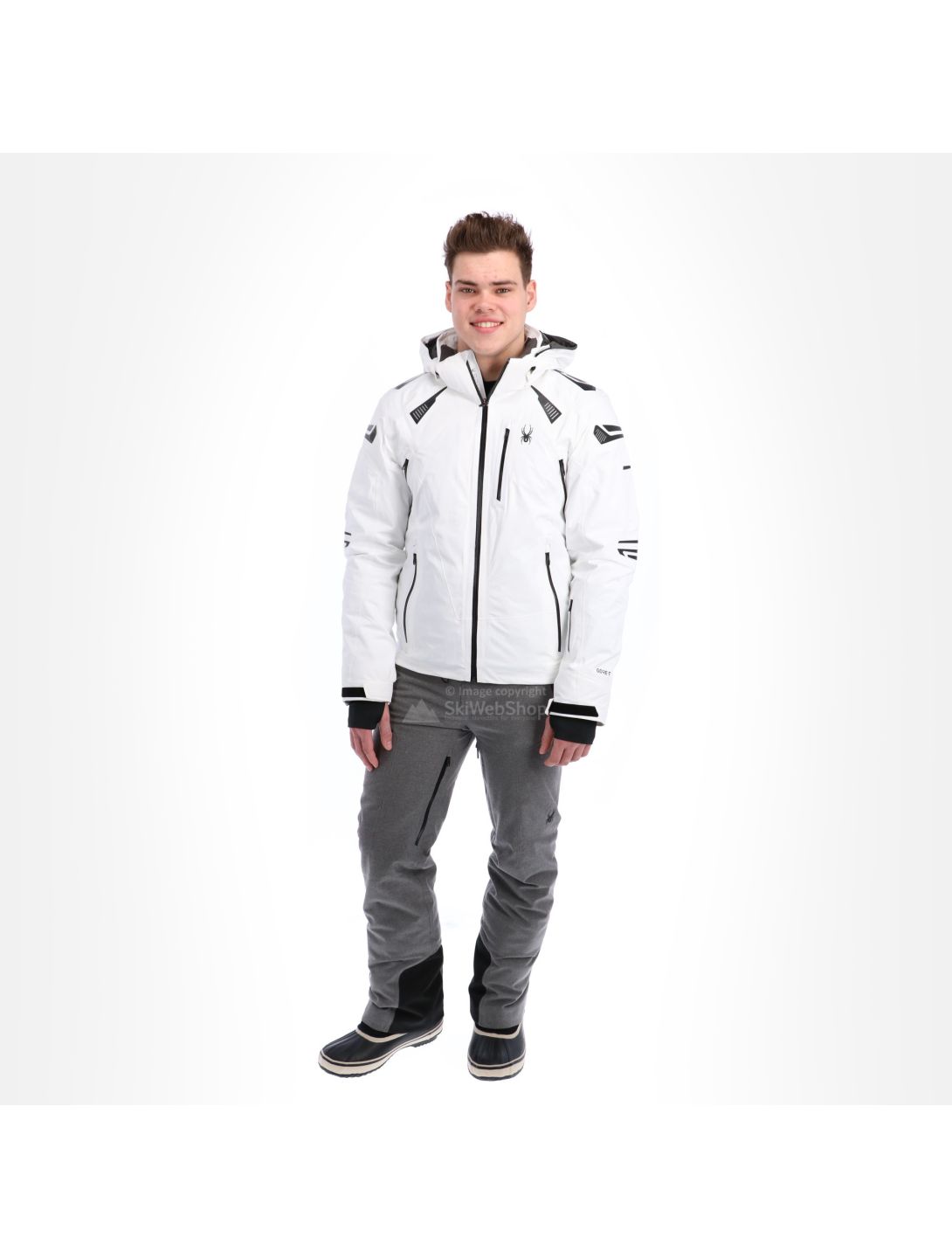 Spyder, Pinnacle, Skijacke, Herren, weiß