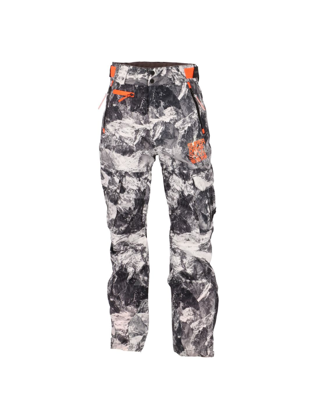 Superdry, Snowpants Skihose, Herren, cliff face grau