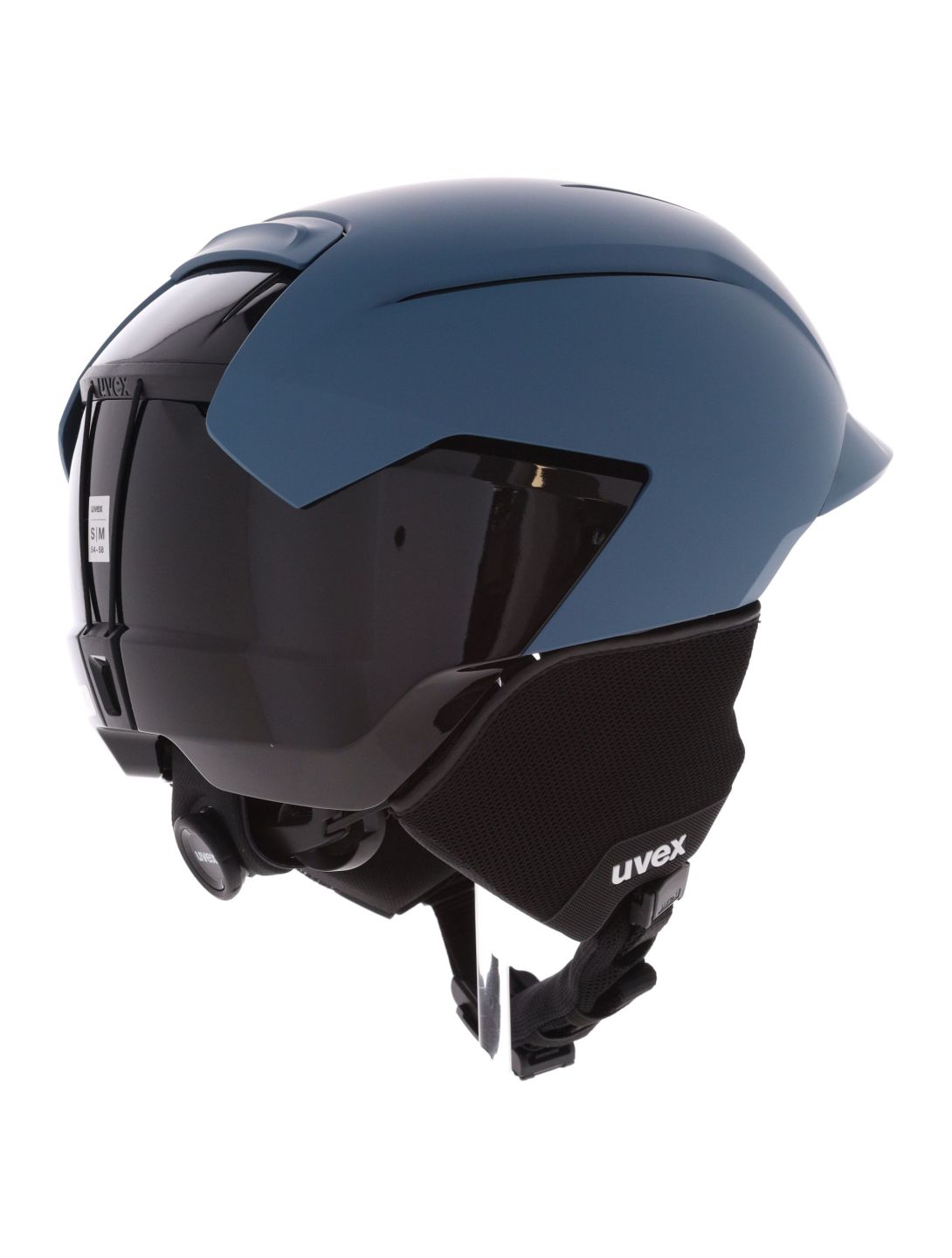 Uvex, Levitate MIPS Skihelm Unisex Stone Blue / Black Matt blau 