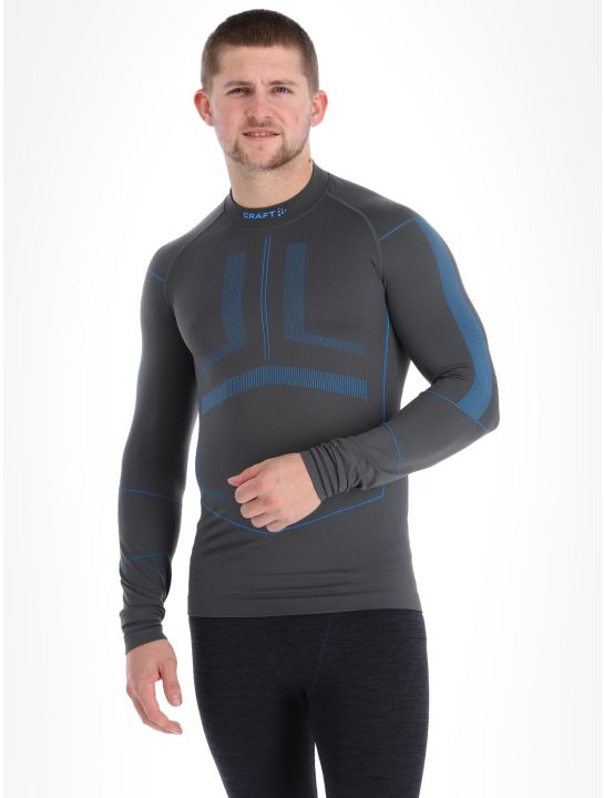 Craft Active Intensity Crewneck Ls Thermoshirt Herren Granite Ray Blau Grau Skiwebshop