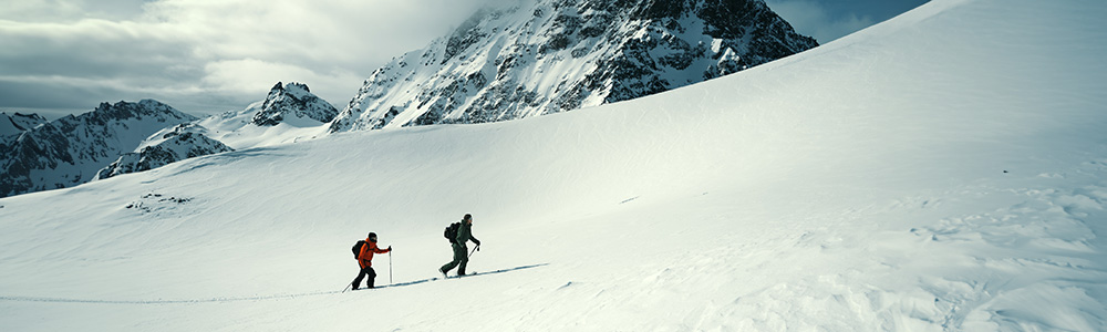 Tourskiën in de bergen