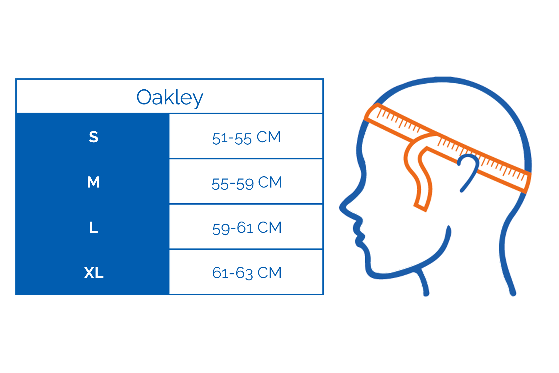 Oakley Skihelm Größentabelle